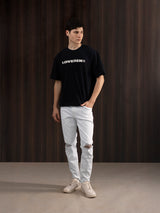 Ripped Skinny Jeans White