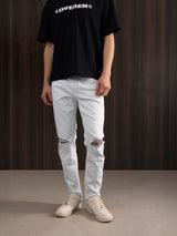 Ripped Skinny Jeans White