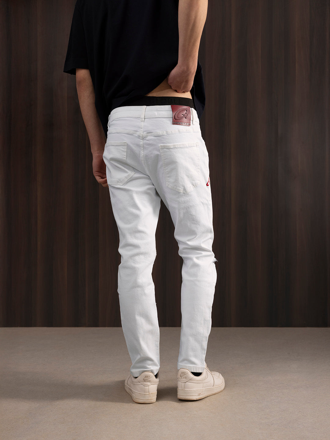 Ripped Skinny Jeans White