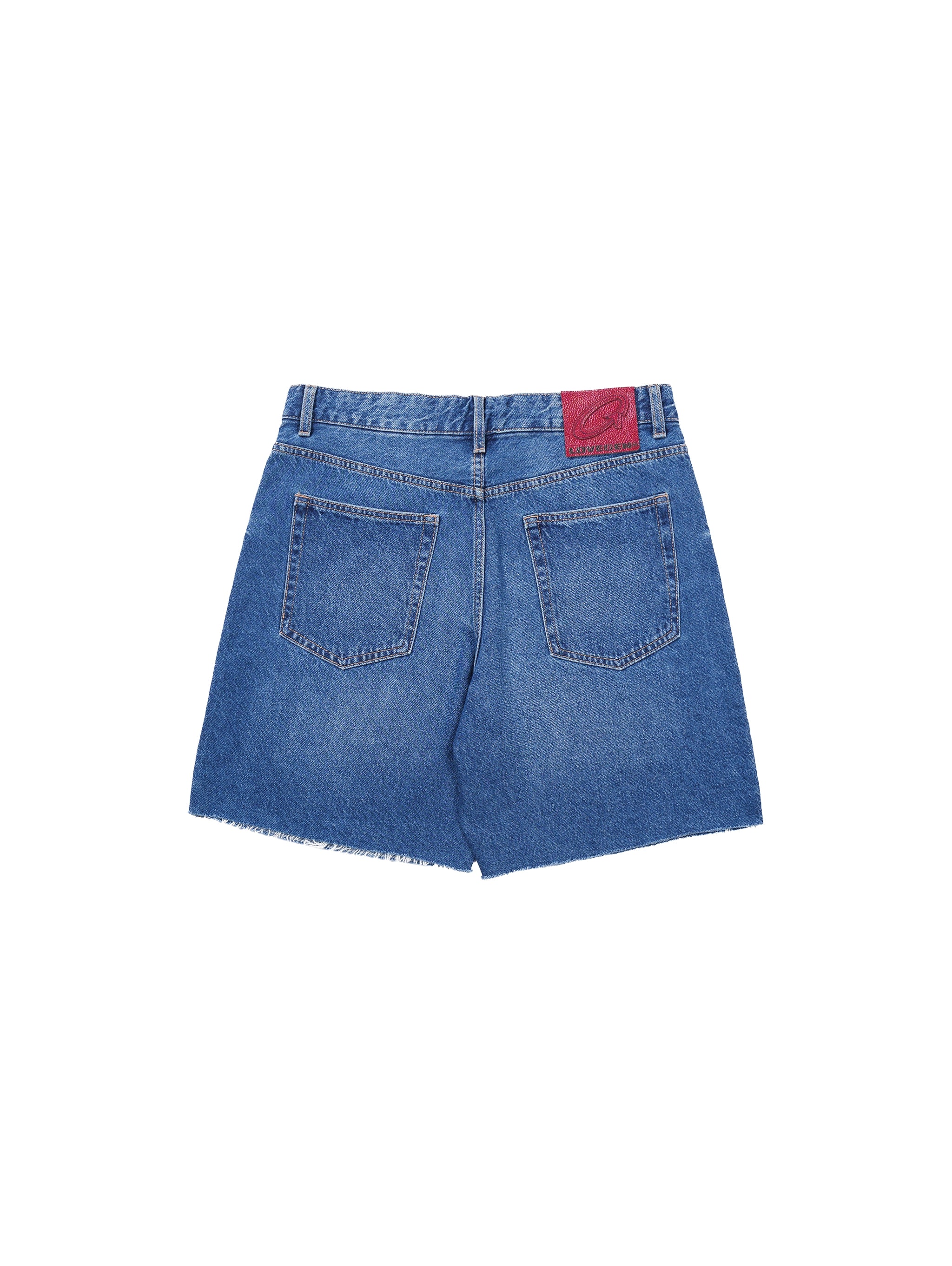 Basic Denim Shorts Dark Blue