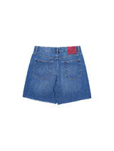 Basic Denim Shorts Dark Blue