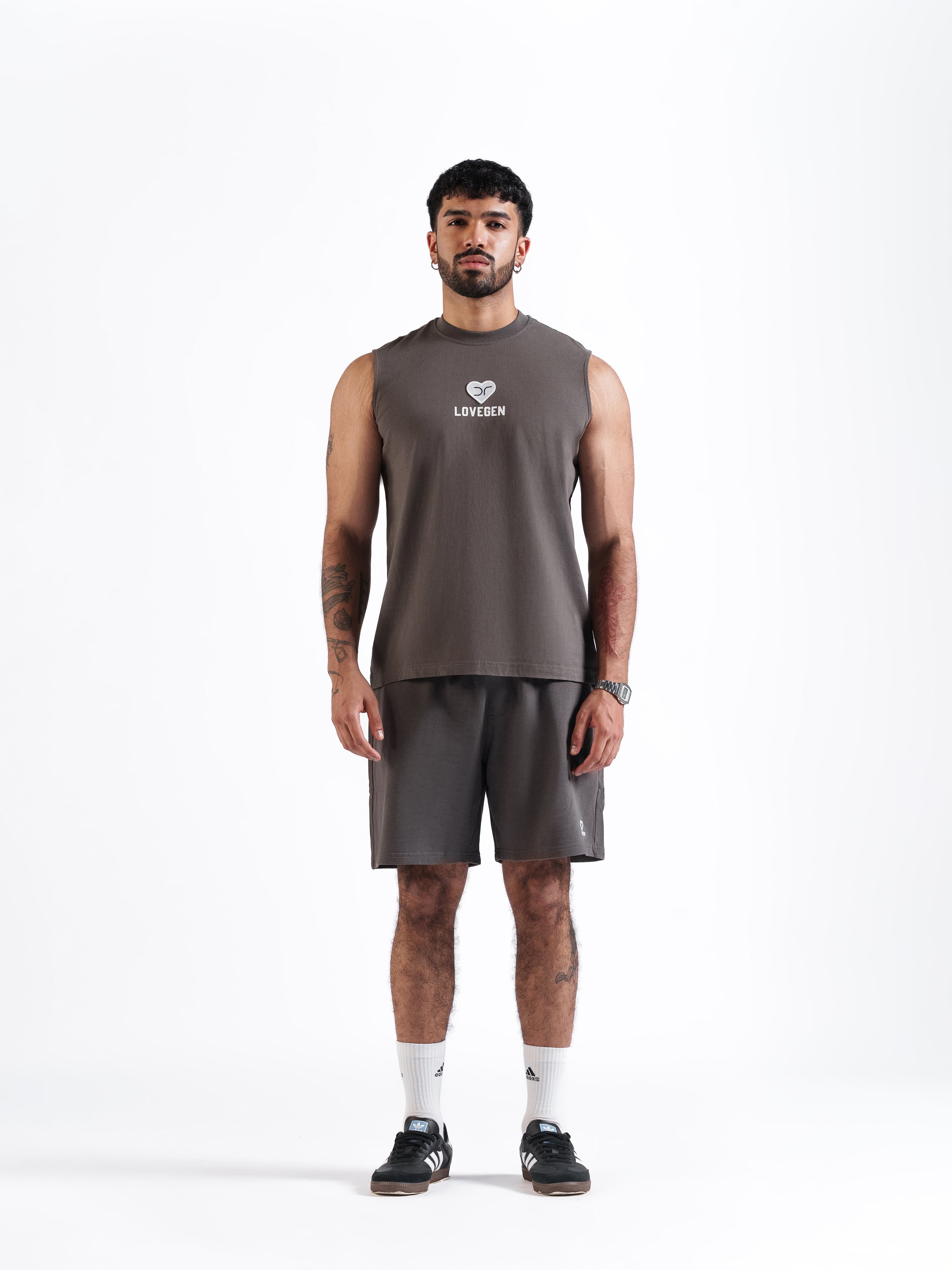 DR Charcoal Monochrome Shorts