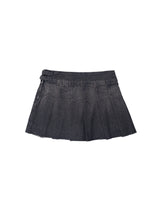 FLARED MINI SKIRT BLACK