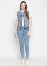 Hanoi Light Blue Tube Jeans With Pocket