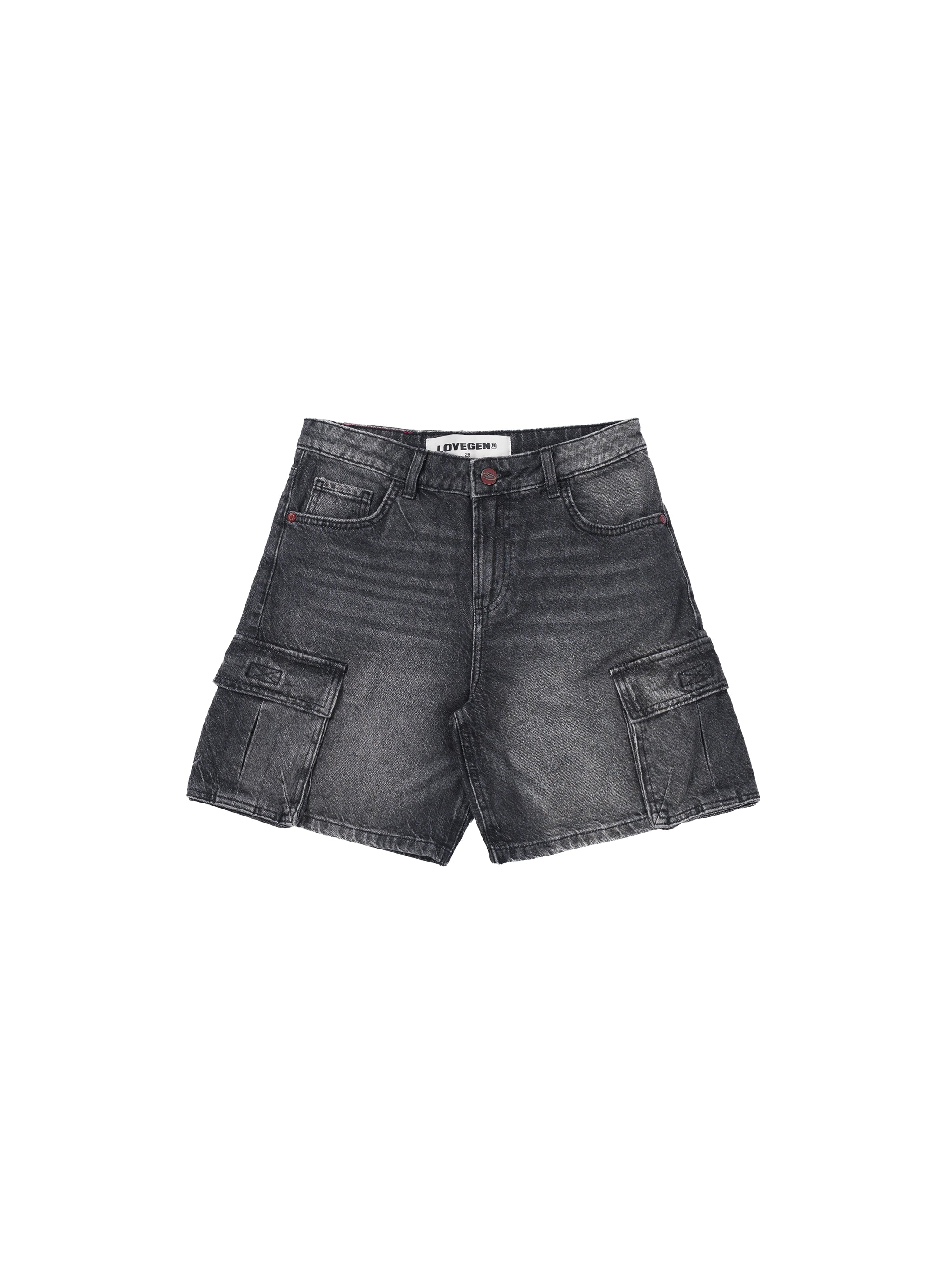 Baggy Cargo Shorts Grey