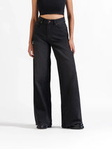 Wide Leg Jeans Black