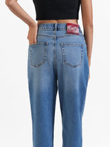 Mom Fit Jeans Dark Blue
