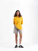 Basic Denim Shorts Grey