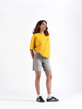 Basic Denim Shorts Grey