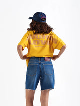 Basic Denim Shorts Dark Blue