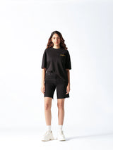 Basic Denim Shorts Black
