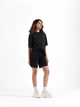 Basic Denim Shorts Black
