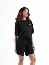 Basic Denim Shorts Black