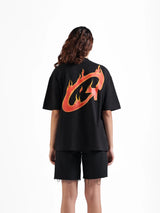 WOMEN'S THE BLAZE TEE BLACK