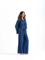 Regular Dark Blue Straight Jeans