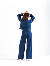 Regular Dark Blue Straight Jeans