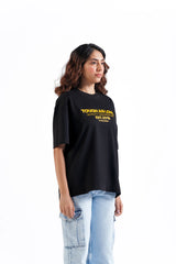 WOMEN'S THE BARE TEE BLACK