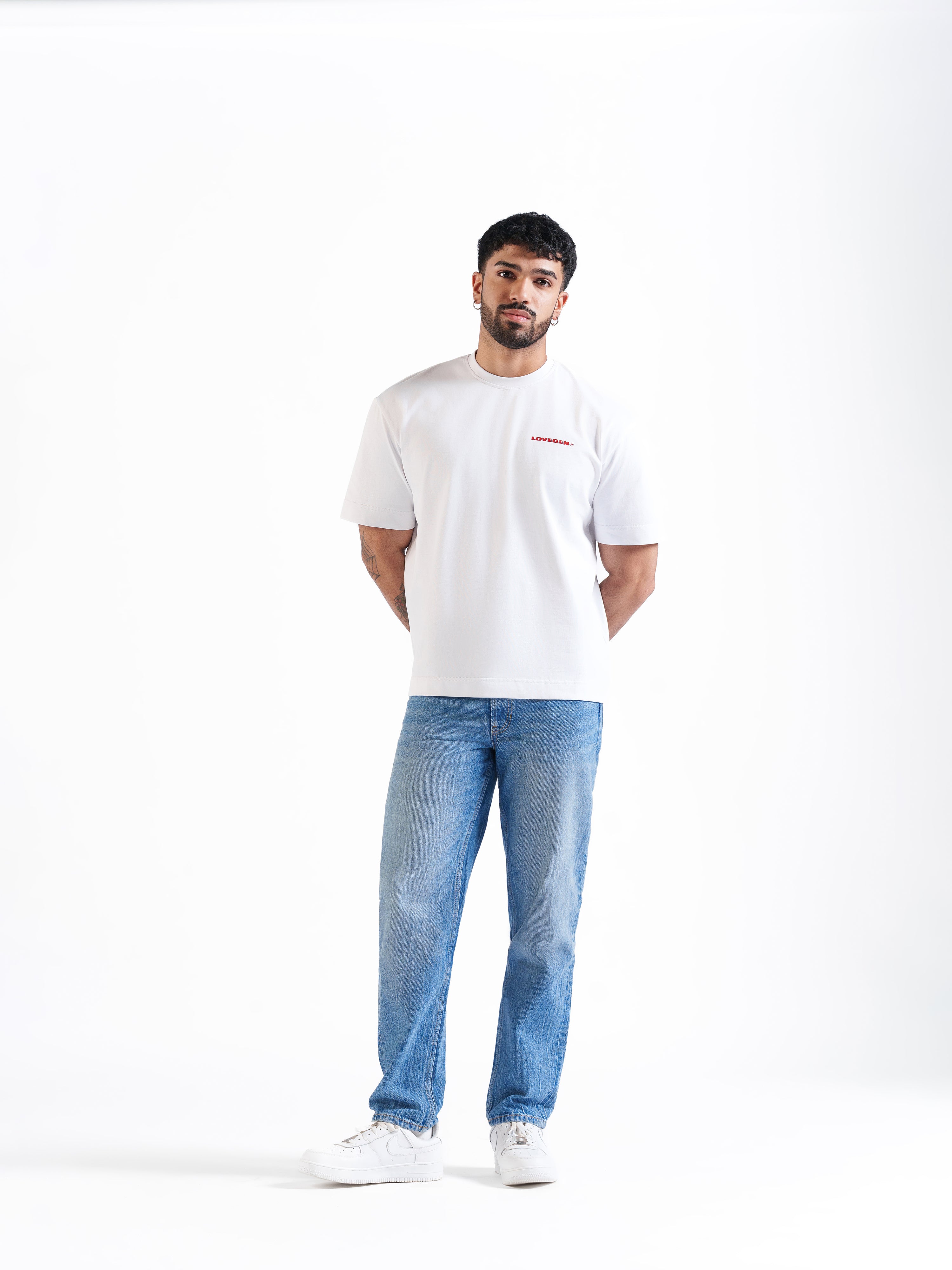 Basic Slim Jeans Mid Blue