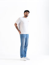 Basic Slim Jeans Mid Blue