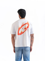 THE BLAZE TEE WHITE