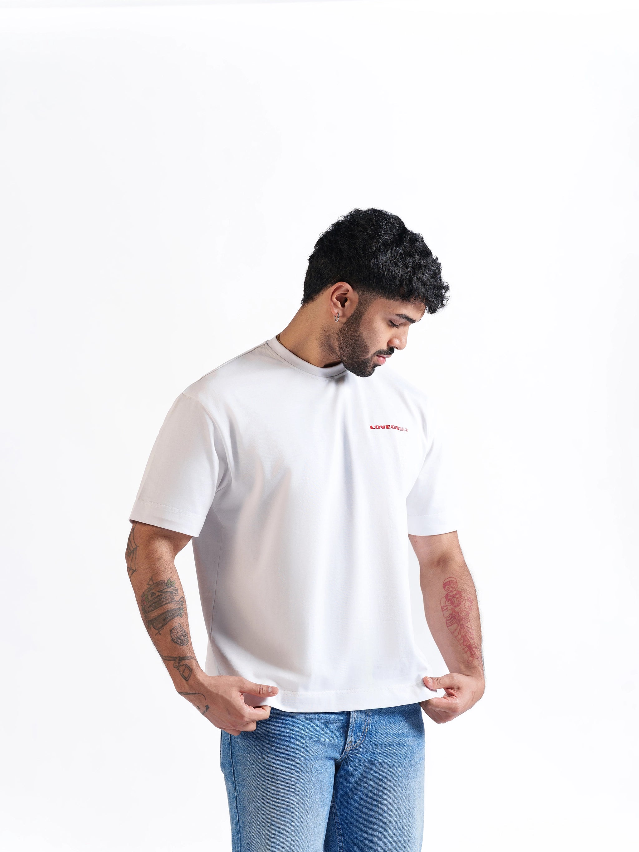 THE BLAZE TEE WHITE