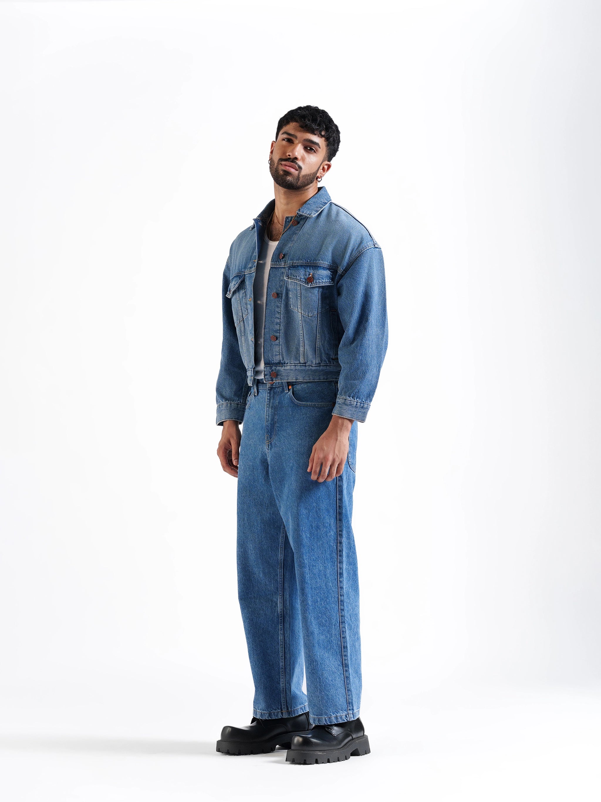 CROP DENIM JACKET