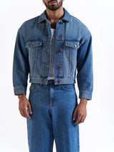 CROP DENIM JACKET