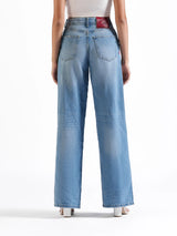Wide Leg Jeans Light Blue