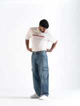 Baggy Cargos Mid Blue