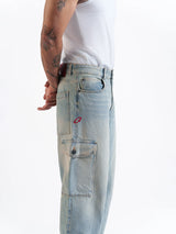 Baggy Cargos Light Blue