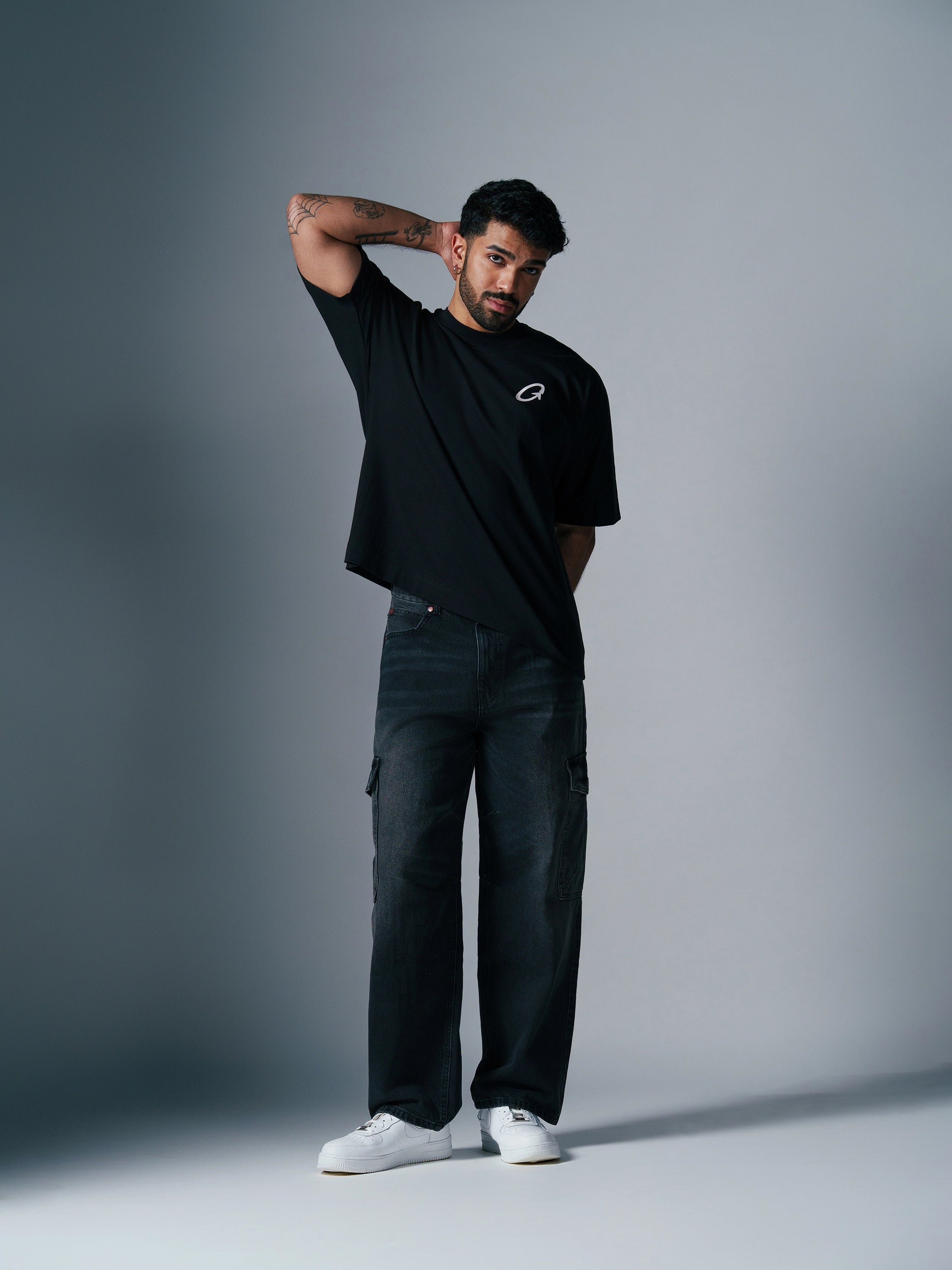 Baggy Cargos Black