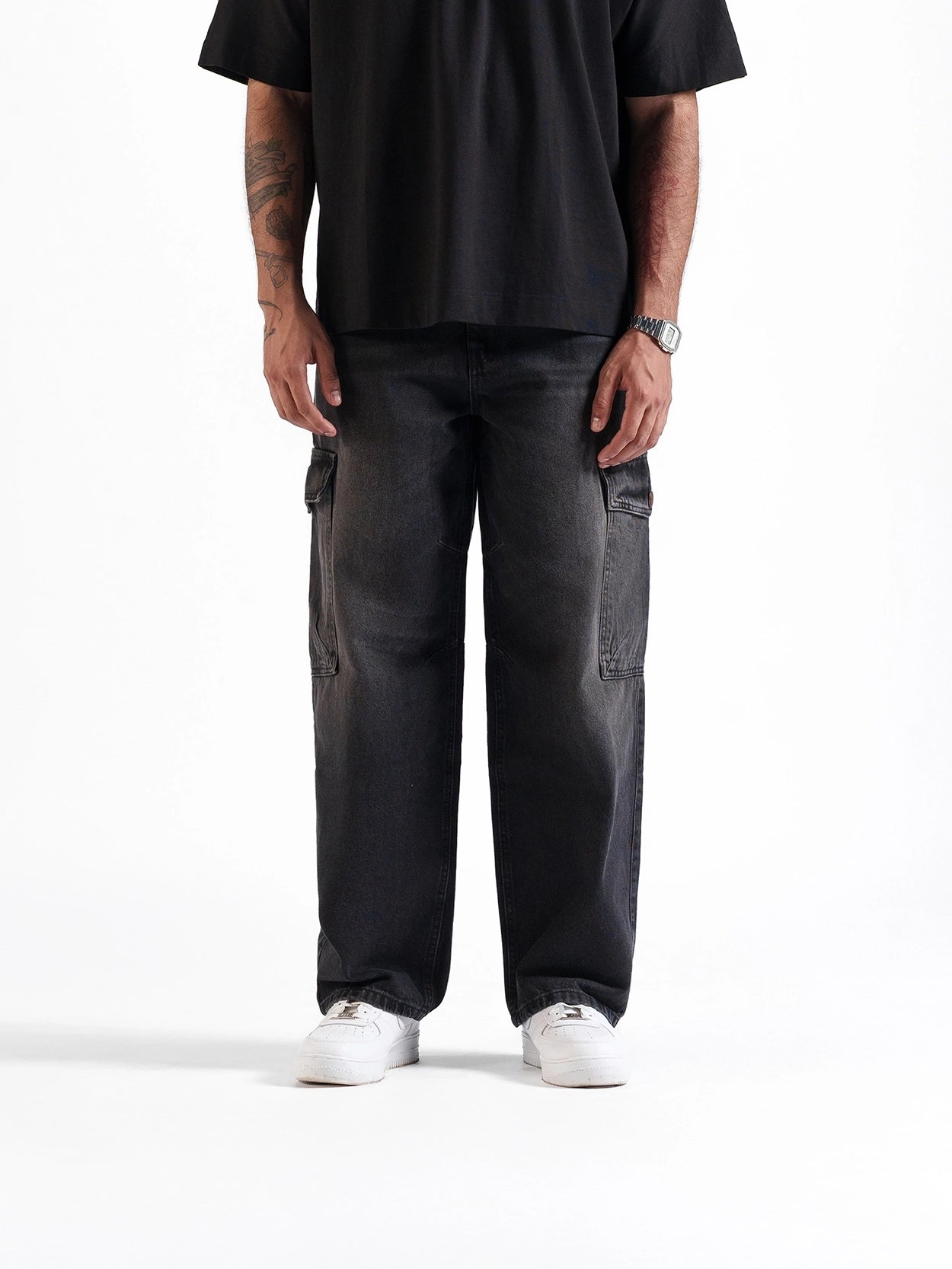 Baggy Cargos Black