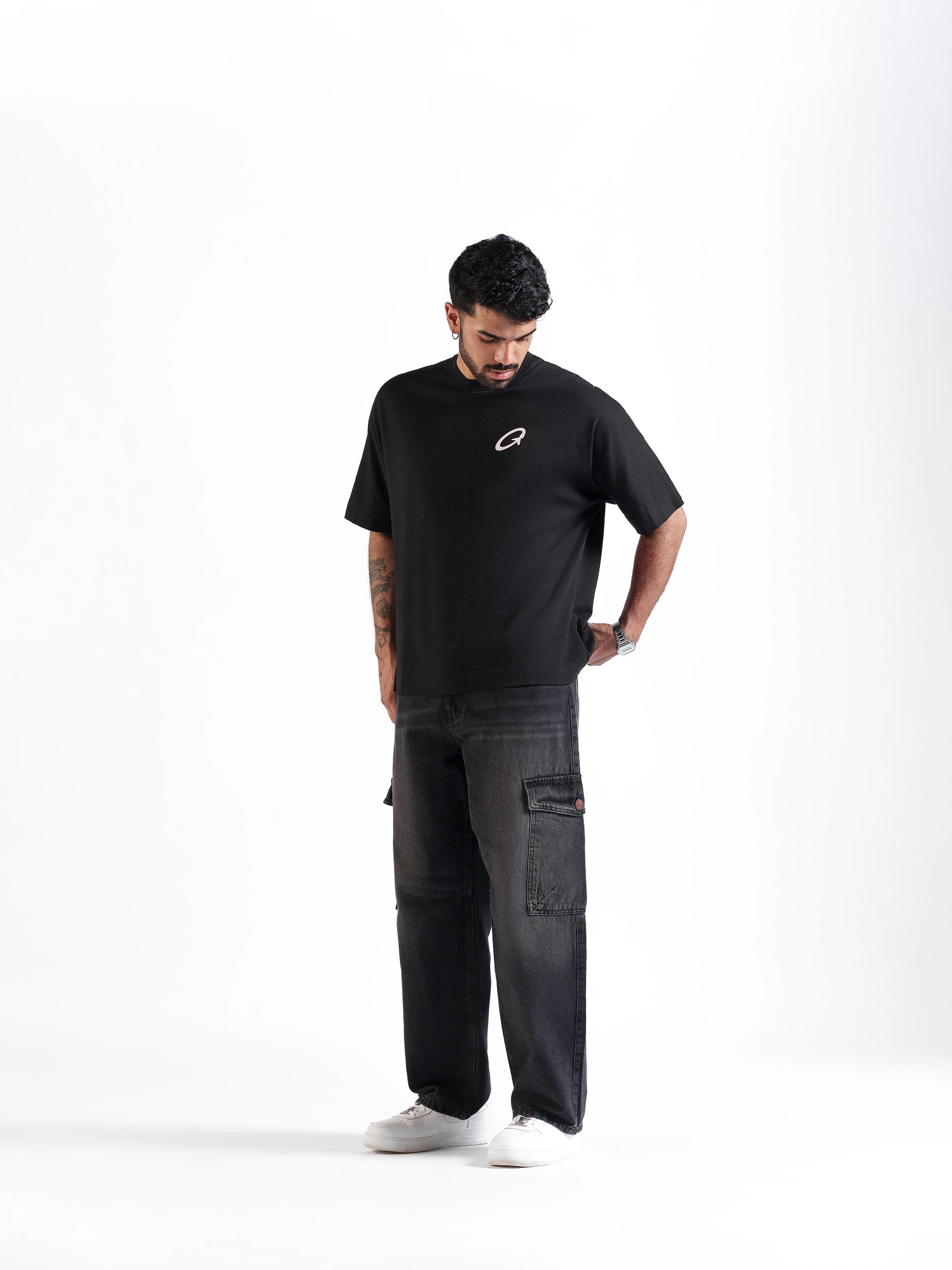 Baggy Cargos Black