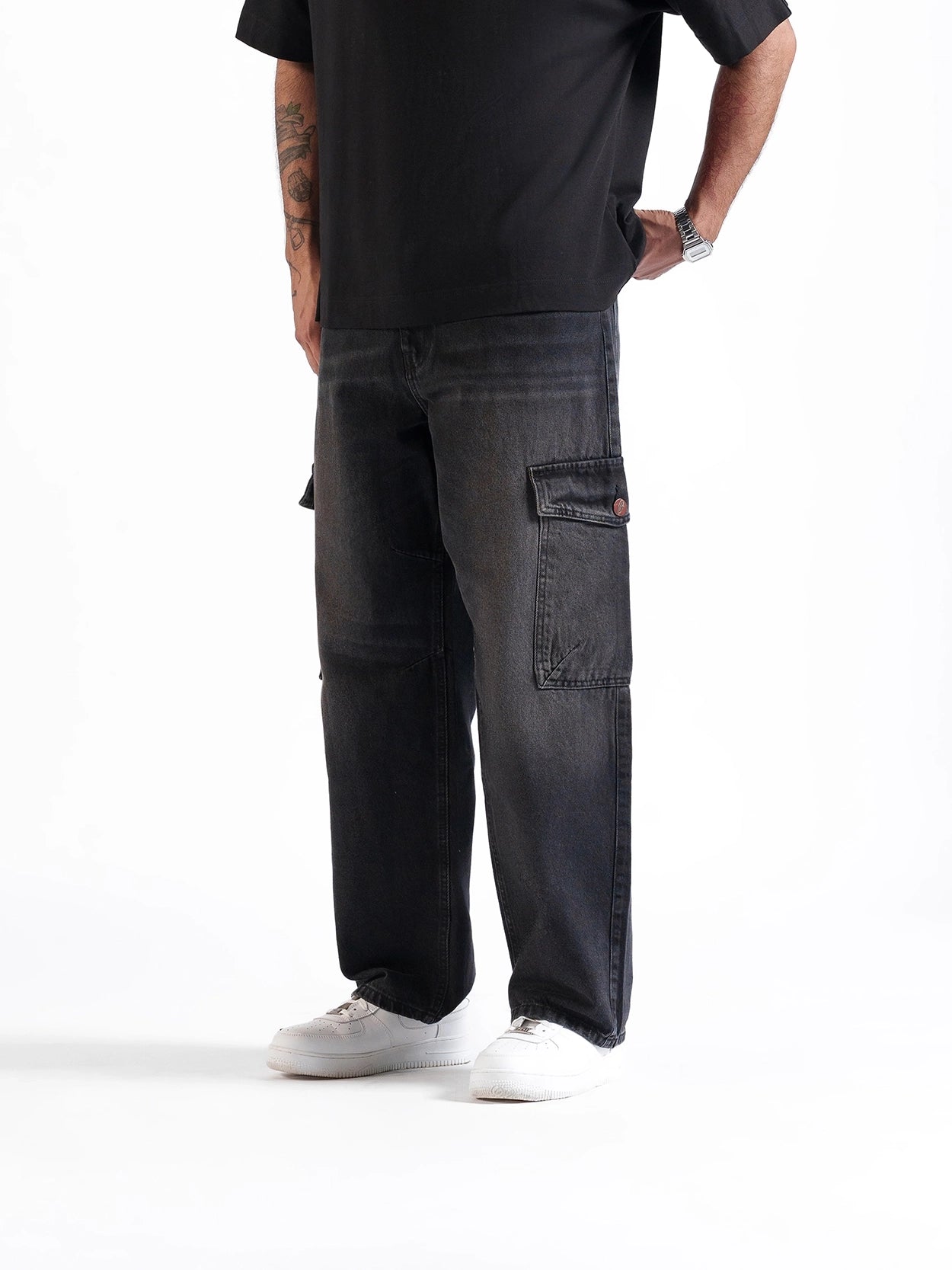 Baggy Cargos Black