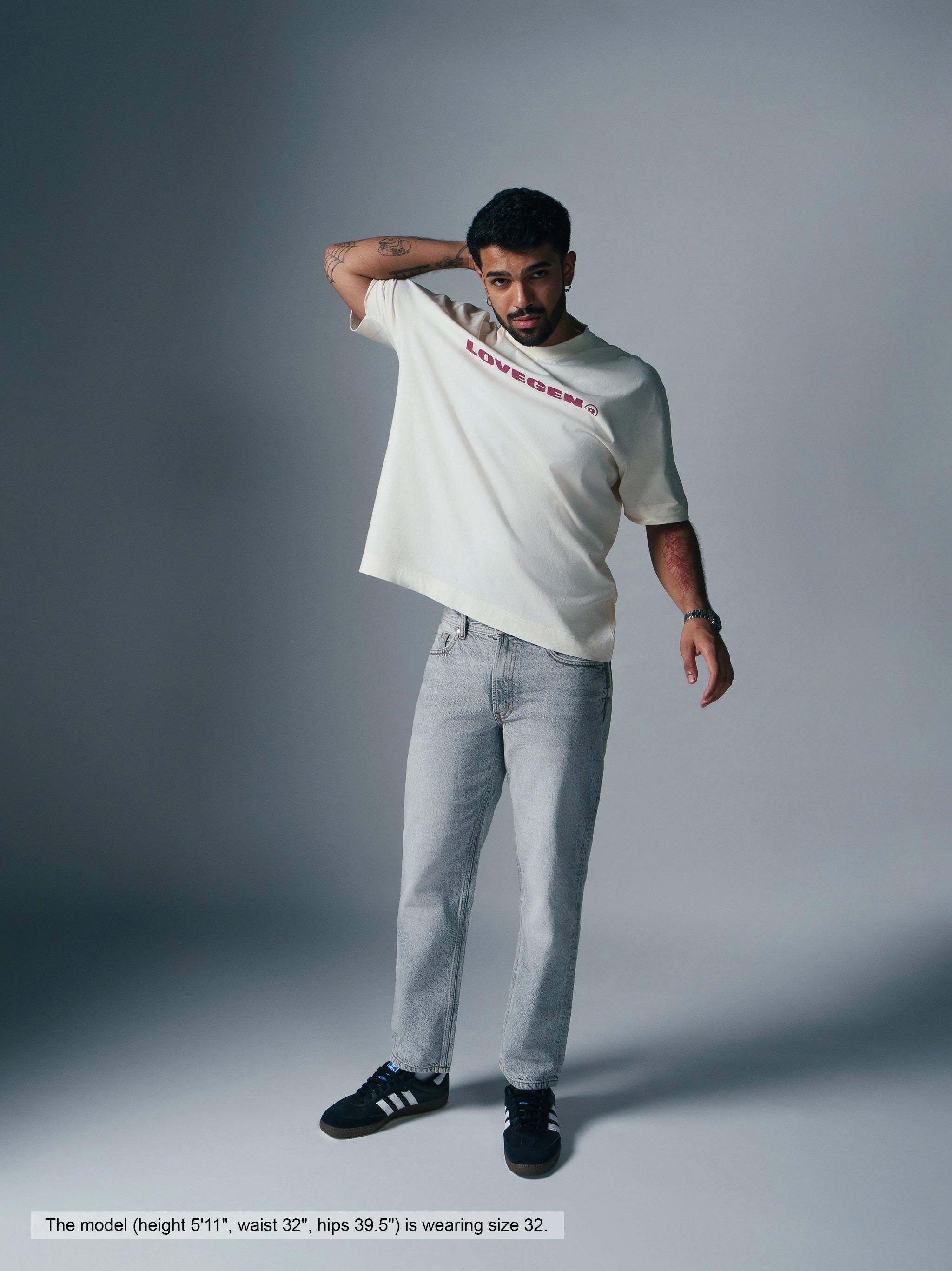 Men's Straight Jeans Grey