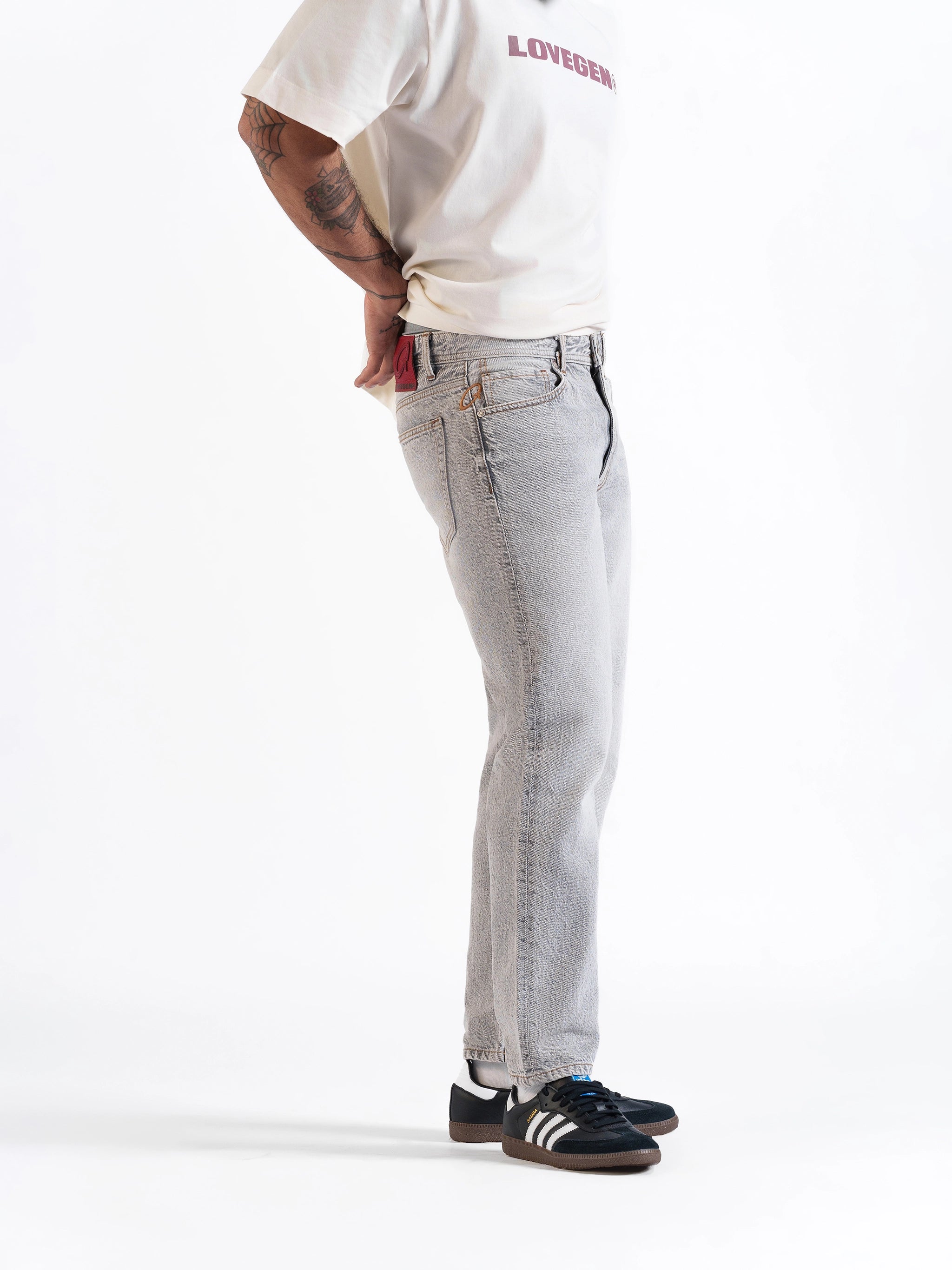 Men's Straight Jeans Grey