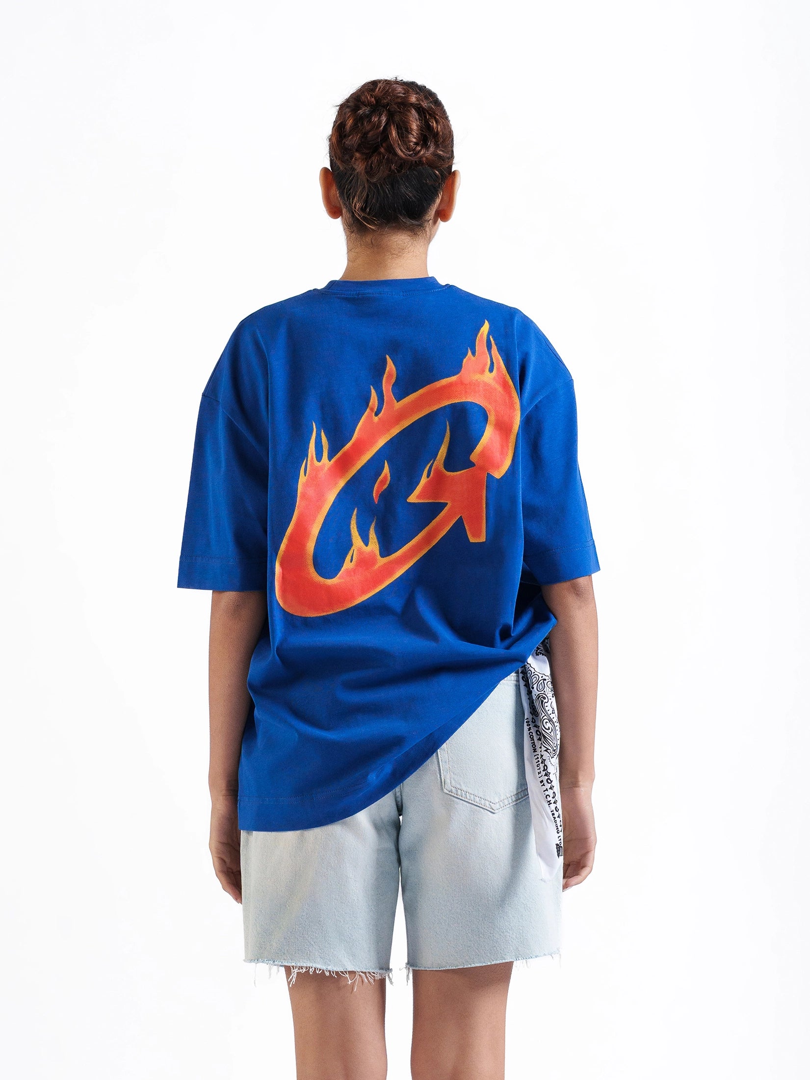 WOMEN'S THE BLAZE TEE BLUE