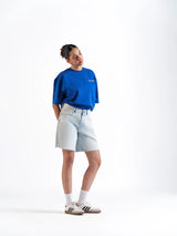 Basic Denim Shorts Light Blue