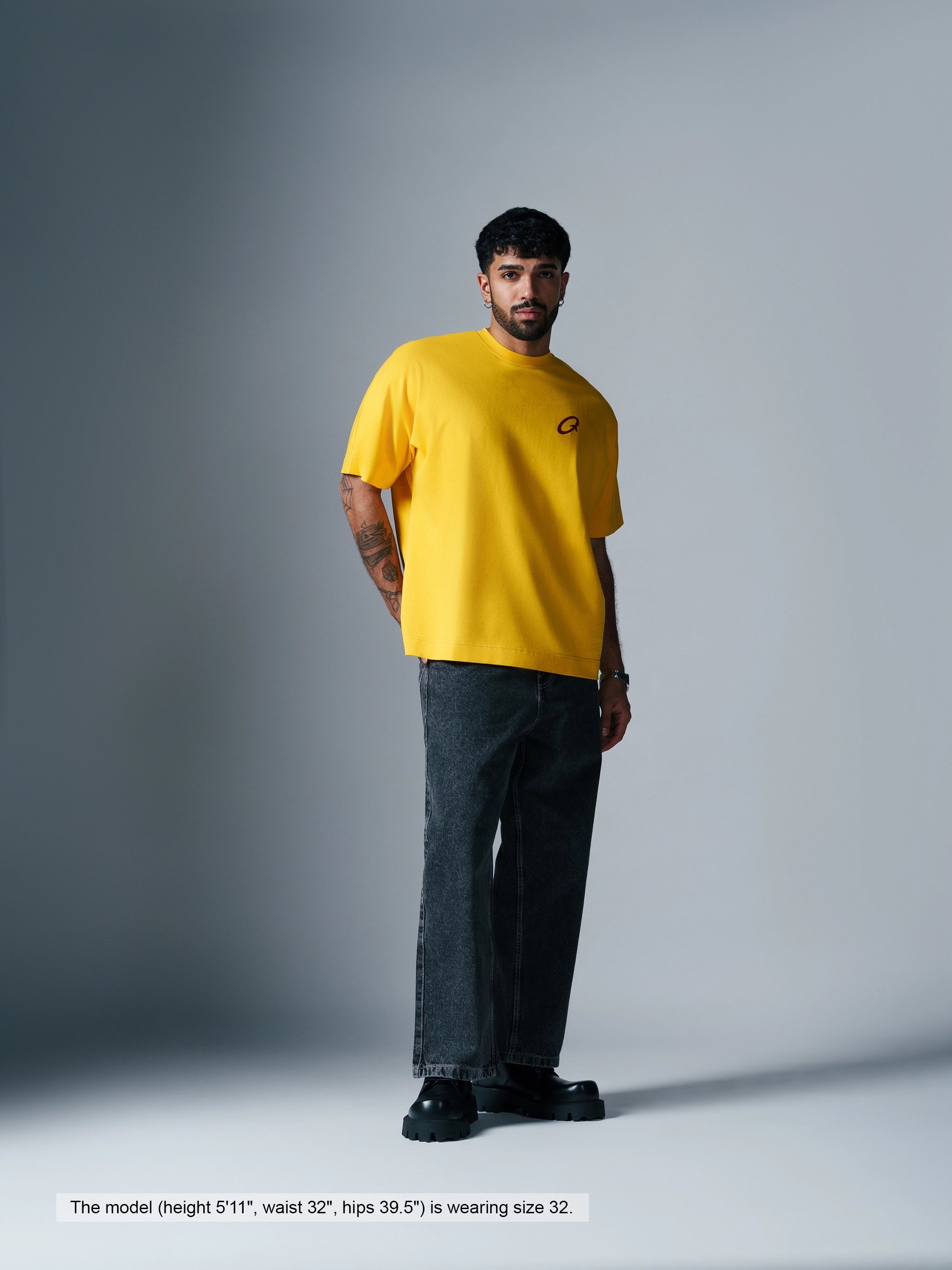 Straight Baggy Jeans Black