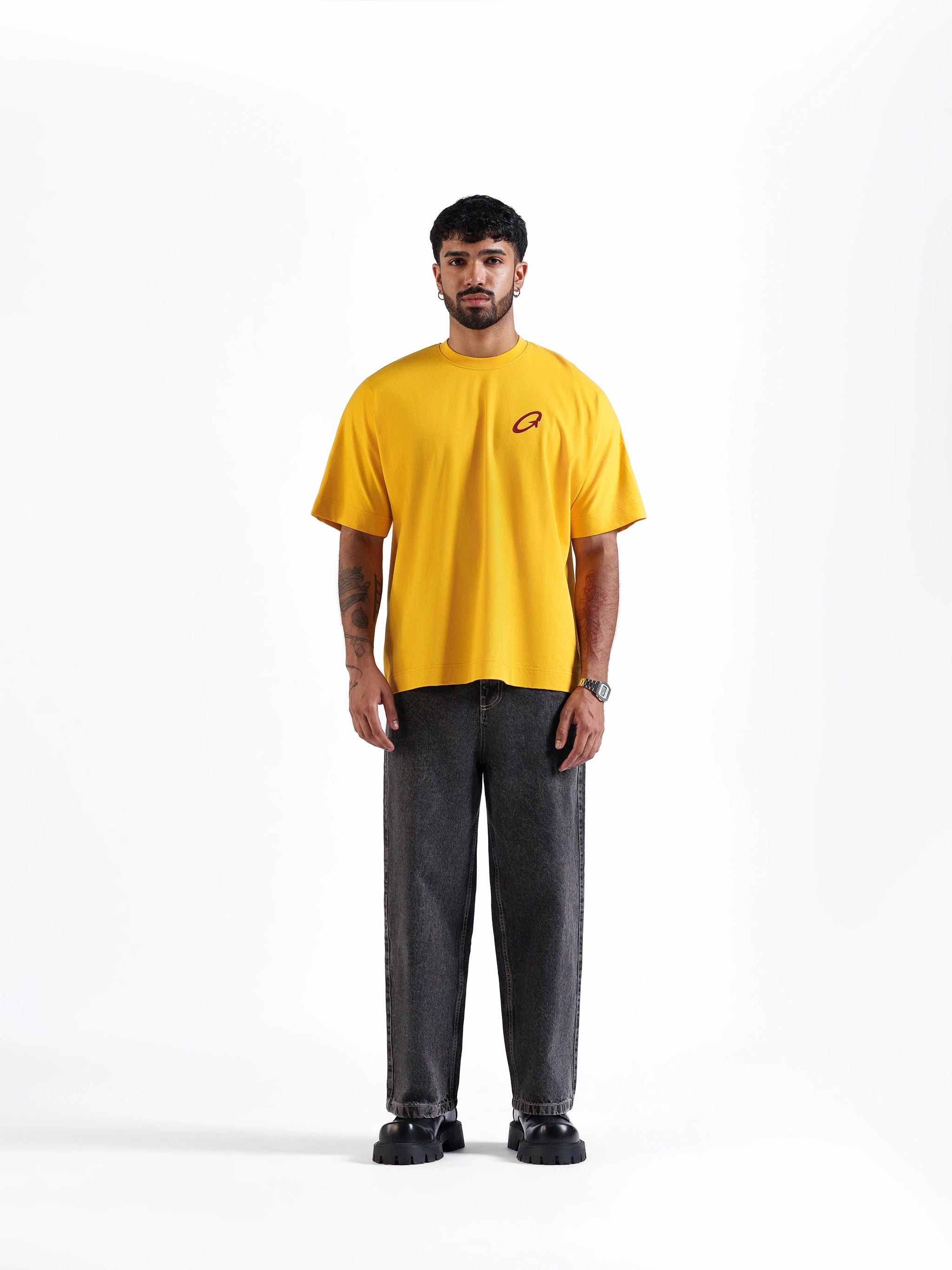 Straight Baggy Jeans Black