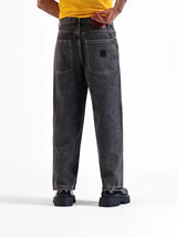 Straight Baggy Jeans Black