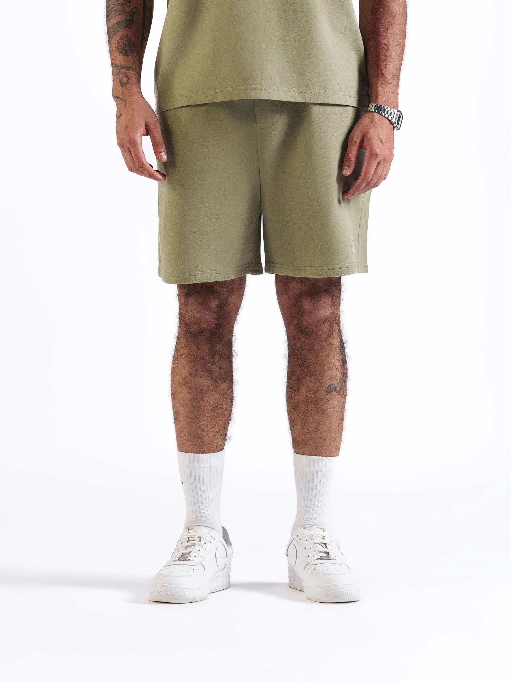 DR Light Green Monochrome Shorts
