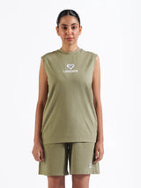 DR Light Green Monochrome Sleeveless
