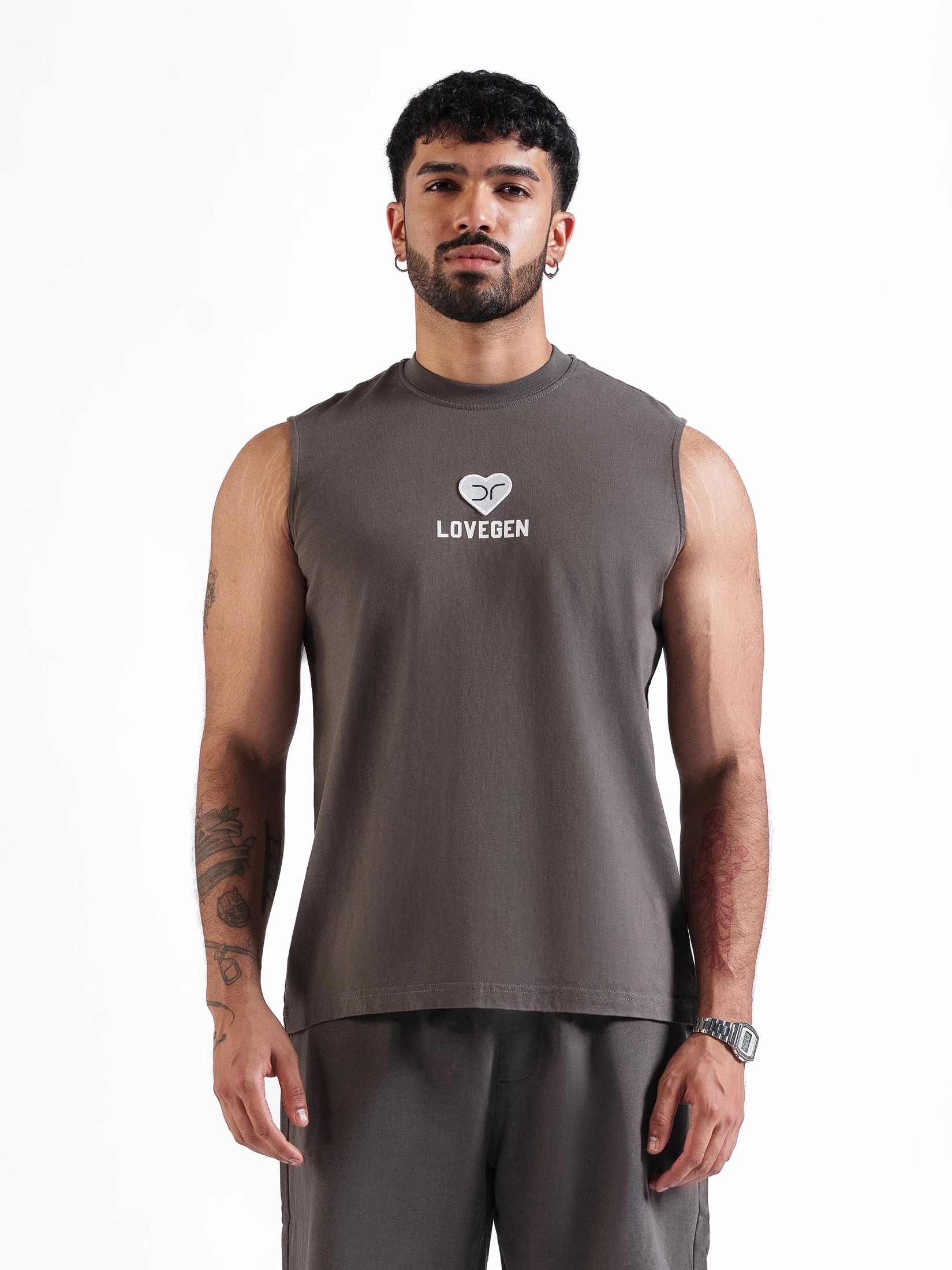 DR Charcoal Monochrome Sleeveless