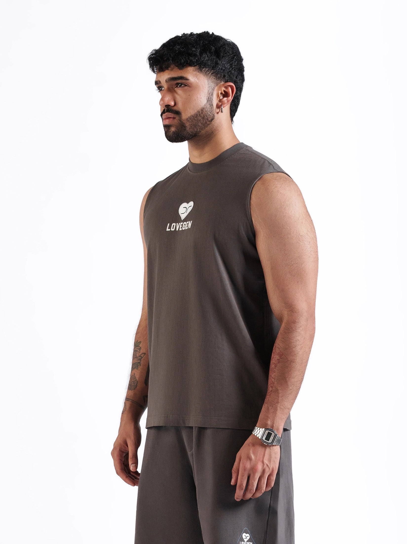 DR Charcoal Monochrome Sleeveless