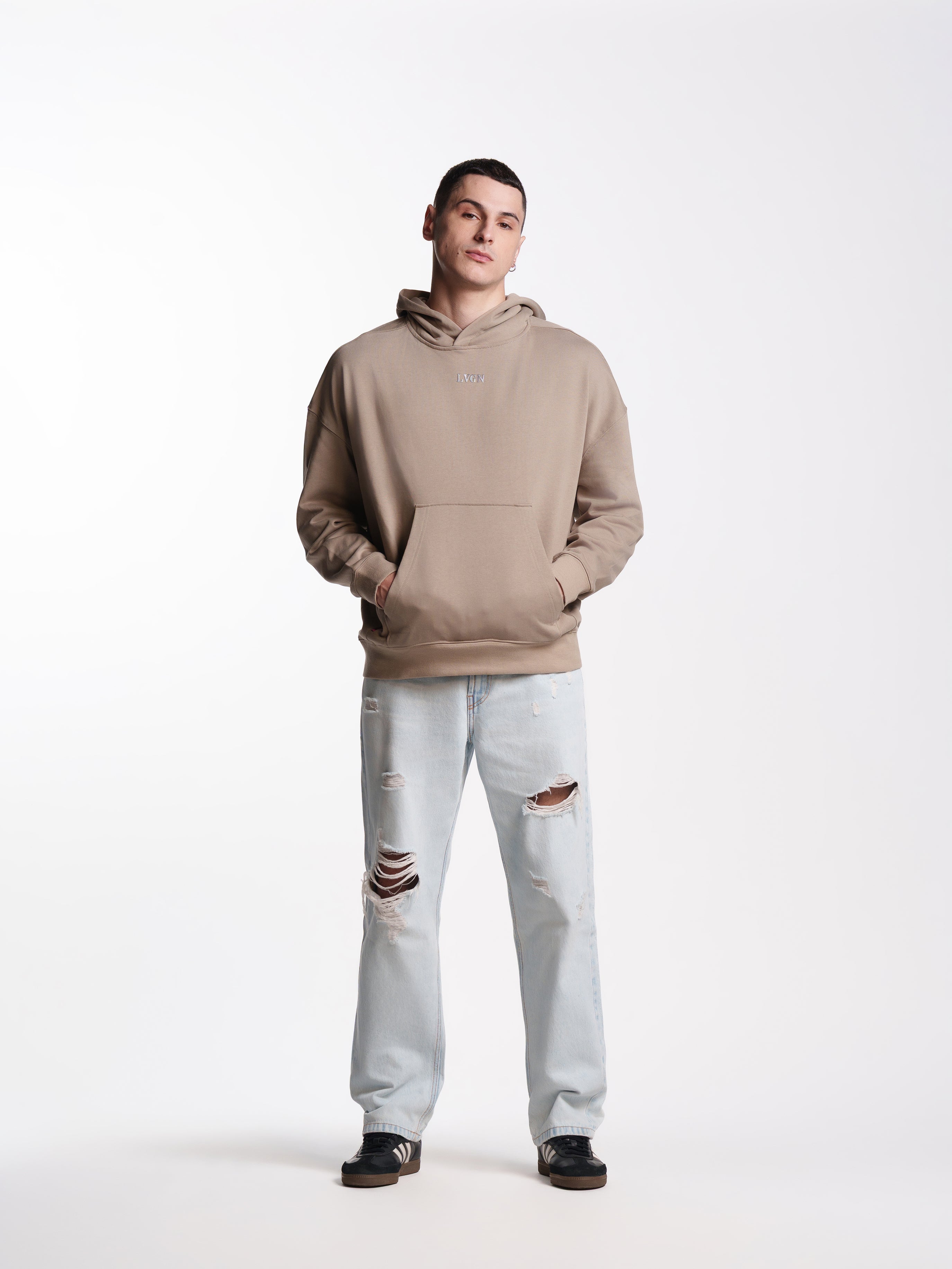 UNISEX HEMSWORTH BAGGY FIT JEANS LIGHT BLUE