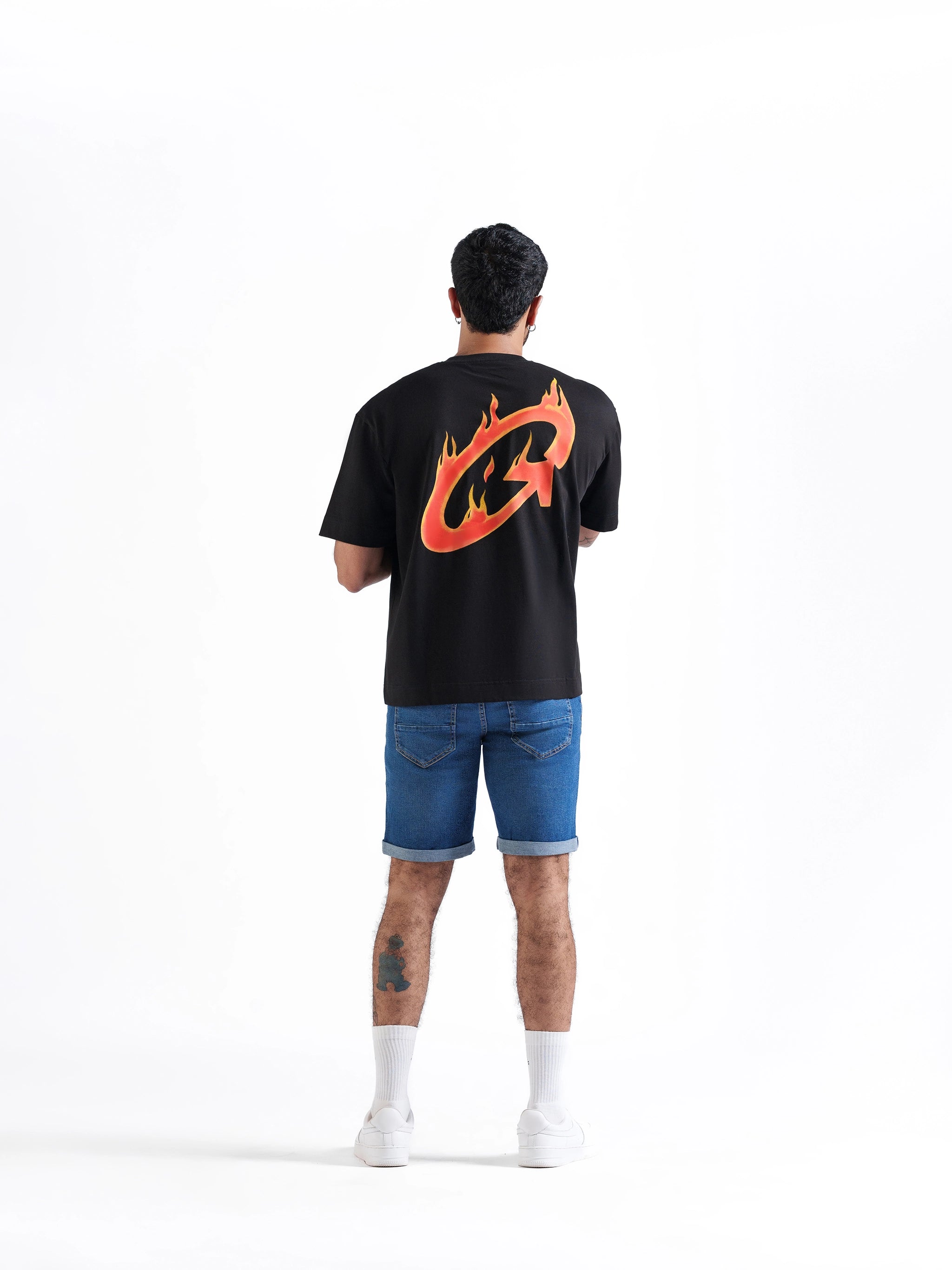 Men Shorts Dark Blue