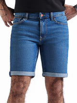 Men Shorts Dark Blue