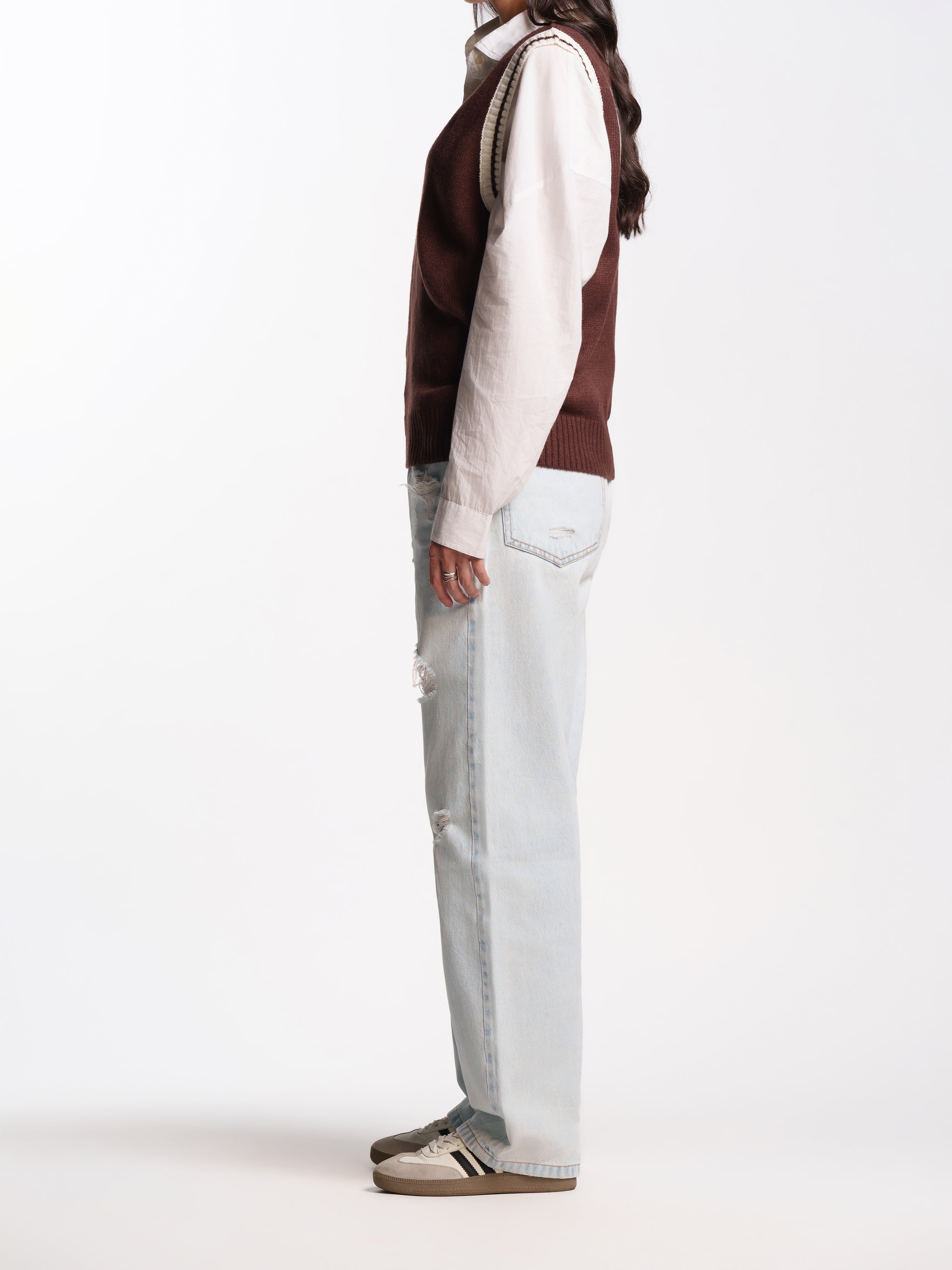 UNISEX HEMSWORTH BAGGY FIT JEANS LIGHT BLUE