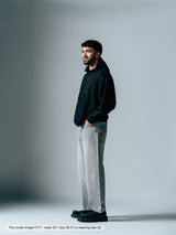 Straight Baggy Jeans Grey